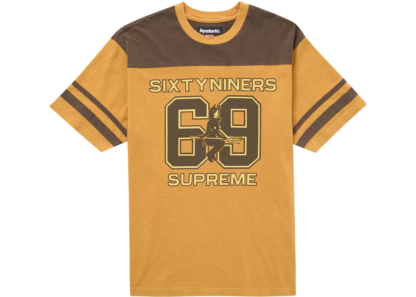 Supreme Hysteric Glamour 69 Football Top Light Orange