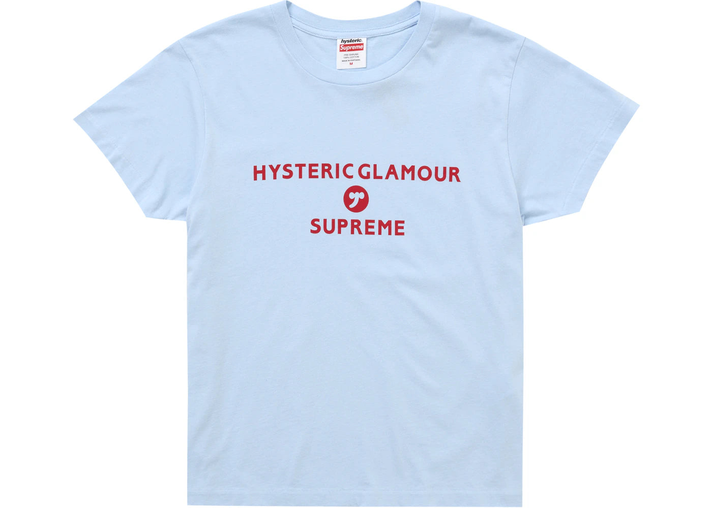 Supreme Hysteric Glamour Baby Tee Light Blue