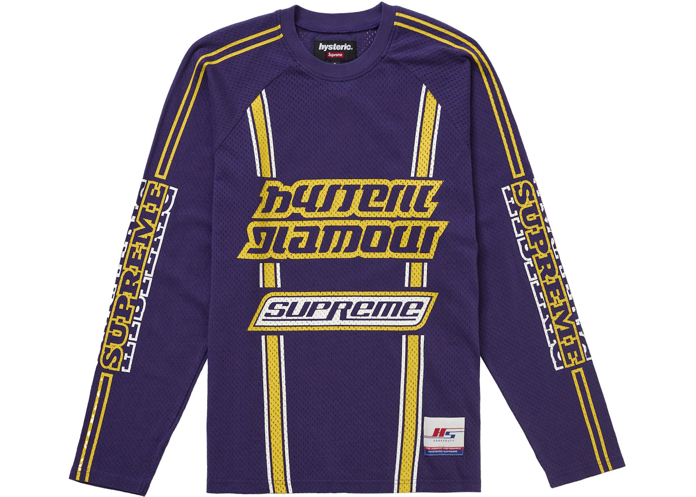 Supreme Hysteric Glamour Mesh L/S Top Purple