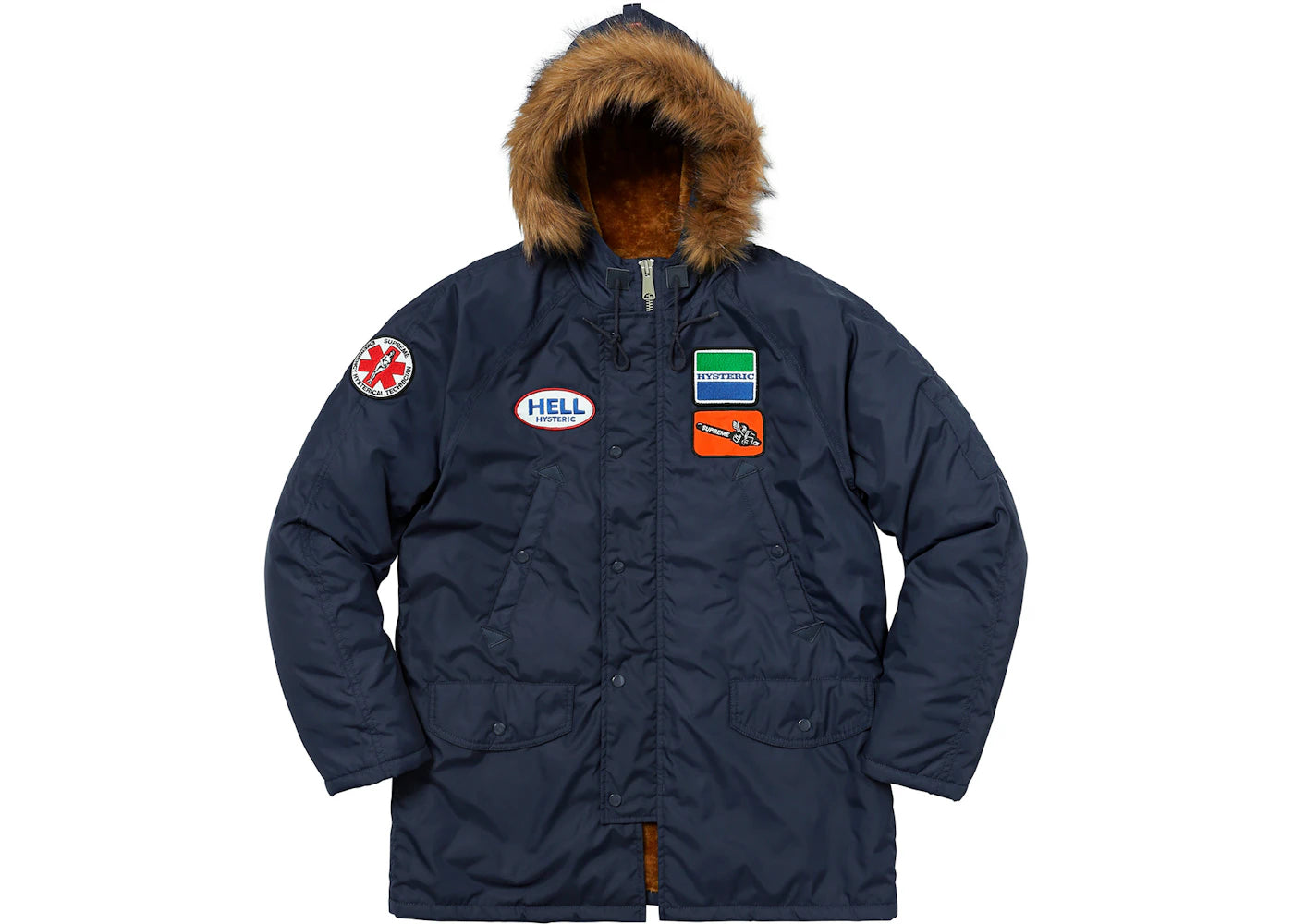 Supreme Hysteric Glamour N-3B Parka Navy