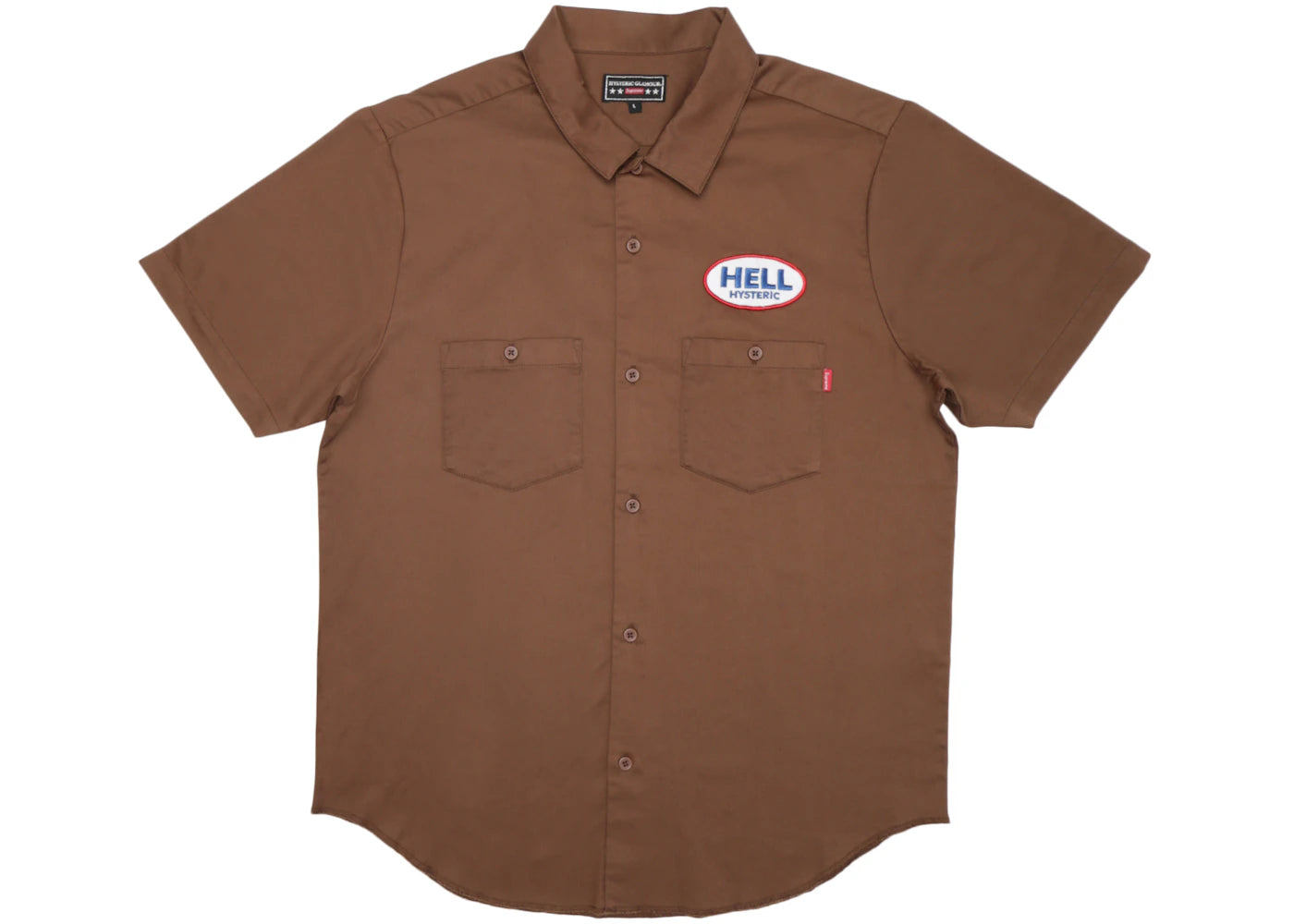 Supreme Hysteric Glamour S/S Work Shirt Brown