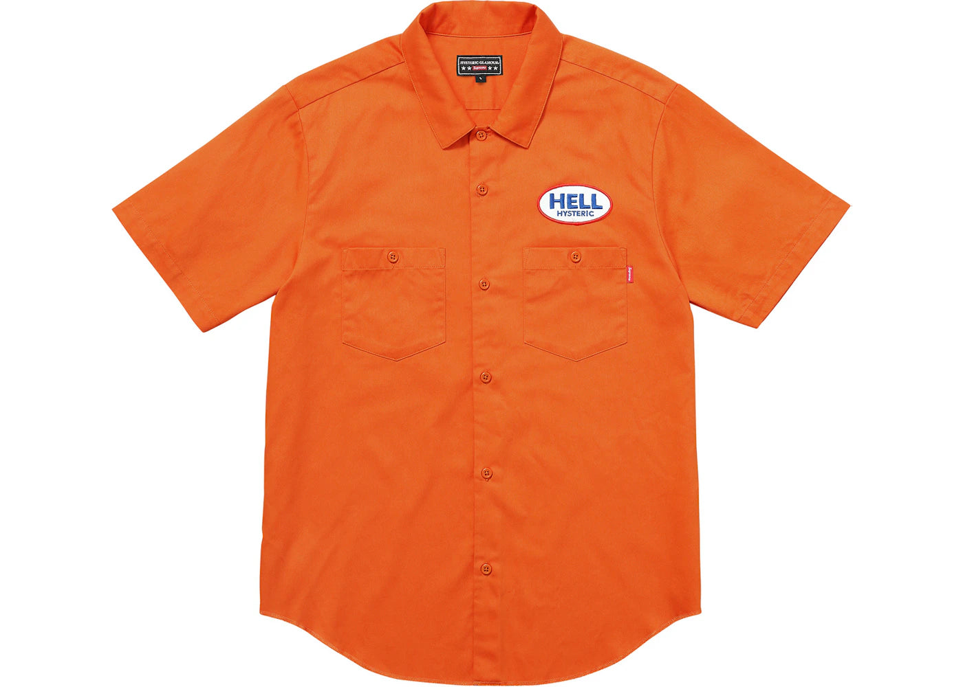 Supreme Hysteric Glamour S/S Work Shirt Orange