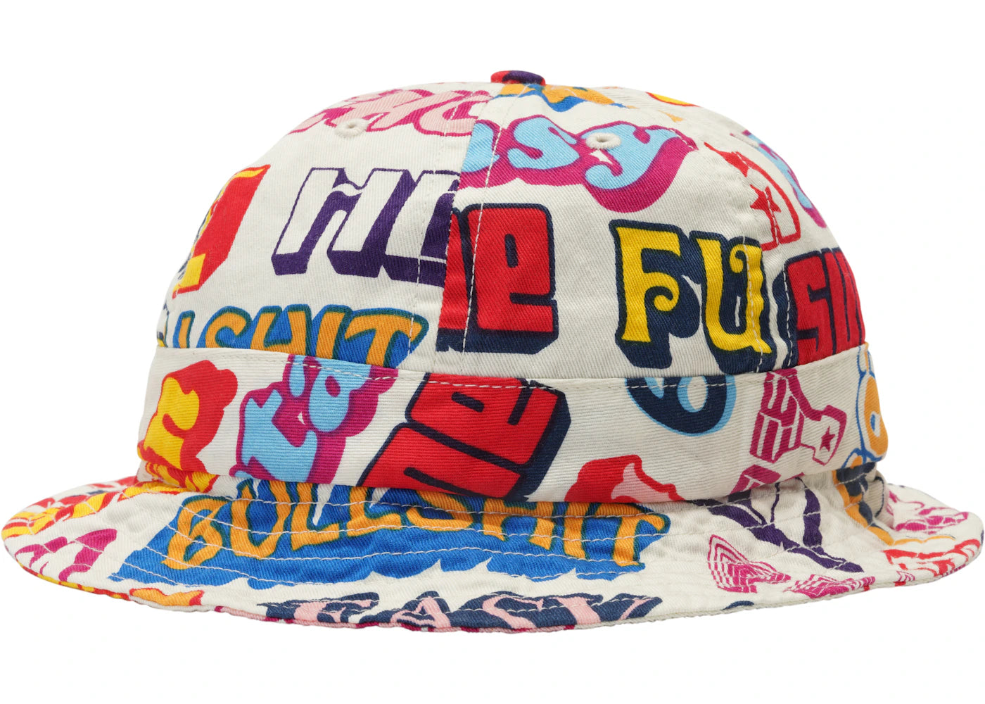 Supreme Hysteric Glamour Text Bell Hat White