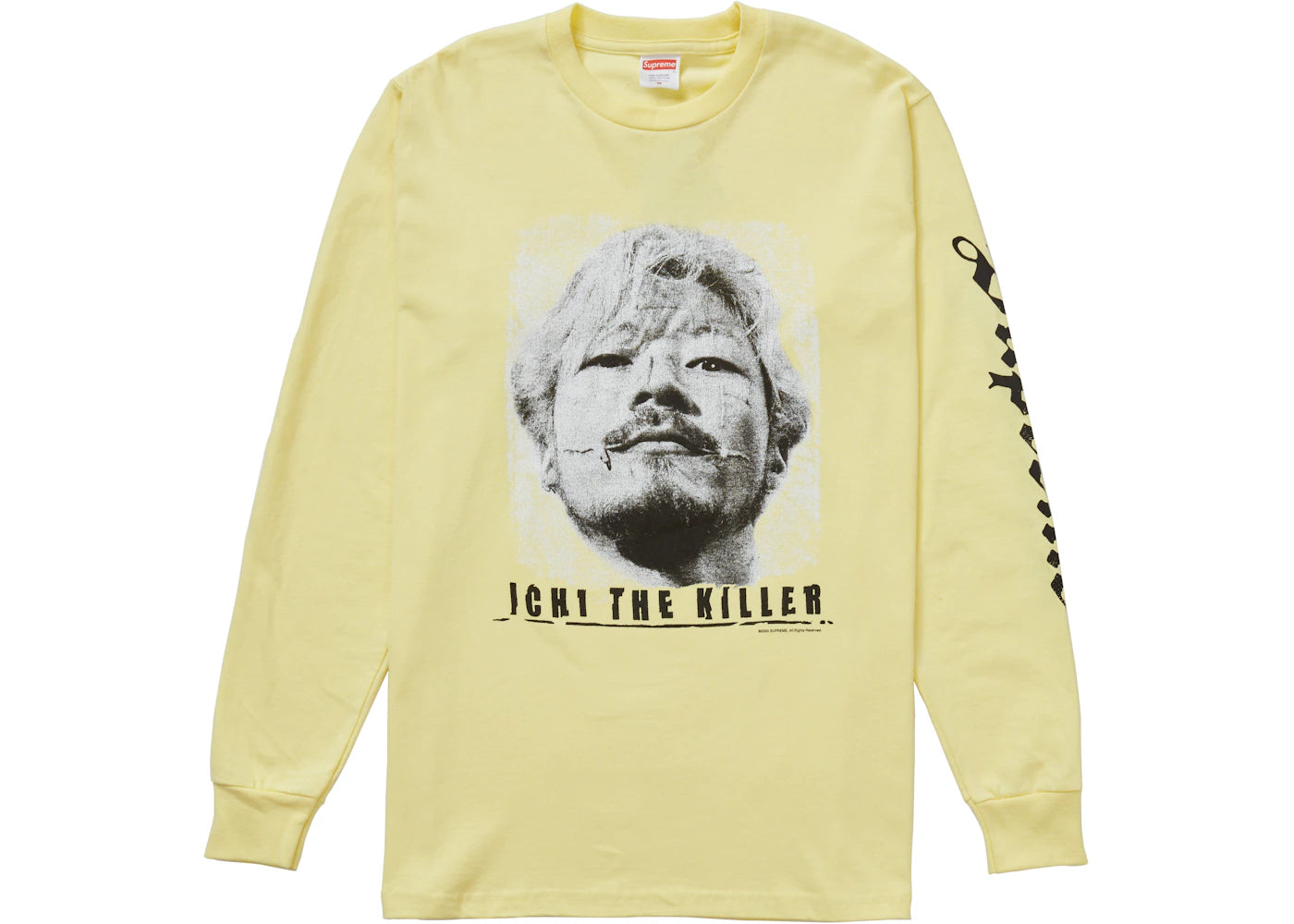 Supreme Ichi The Killer L/S Tee Pale Yellow