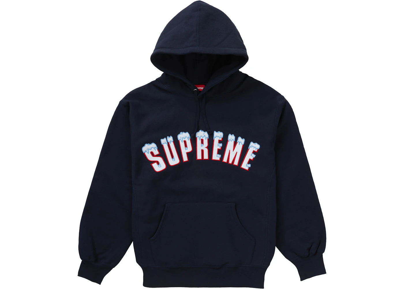 Supreme Icy Arc Hooded Sweatshirt Navy