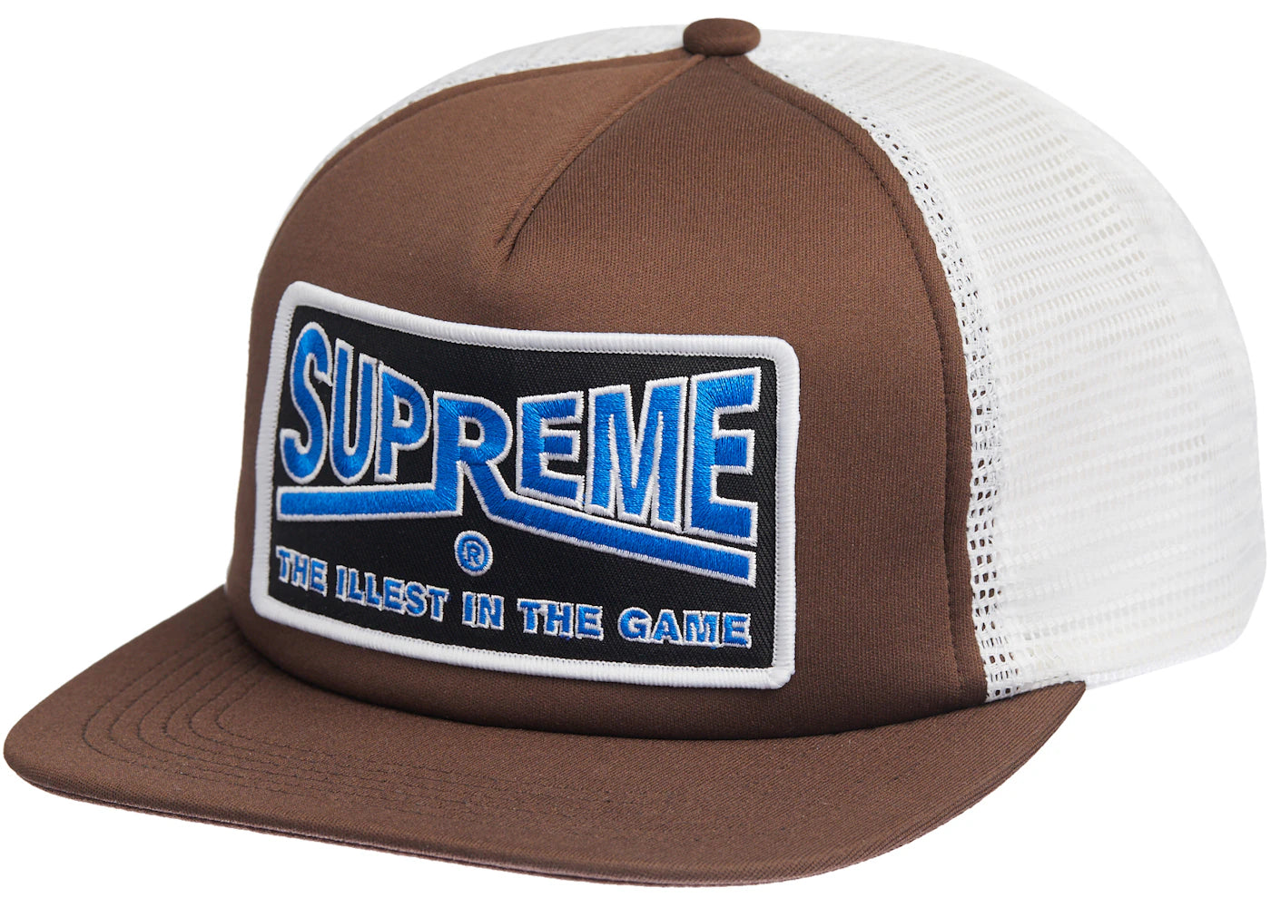 Supreme Illest Mesh Back 5-Panel Brown