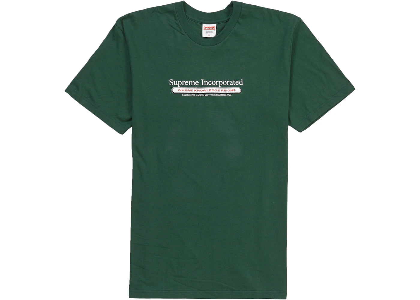 Supreme Inc. Tee Dark Green