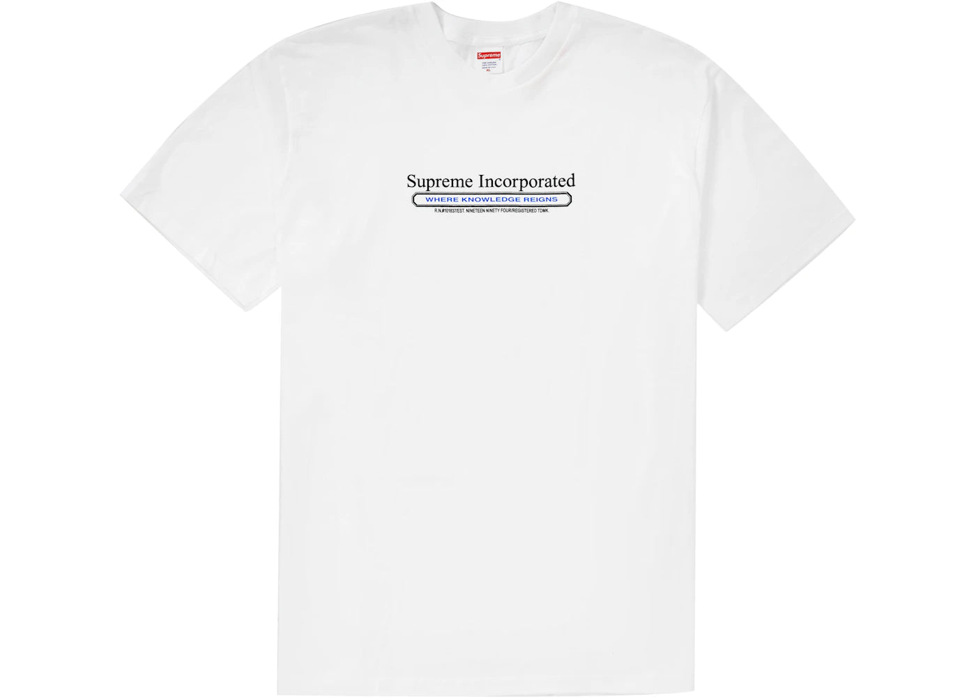 Supreme Inc. Tee White