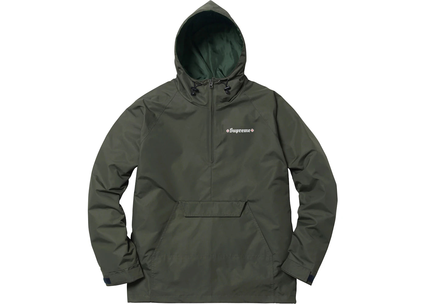 Supreme Independent Nylon Anorak Olive