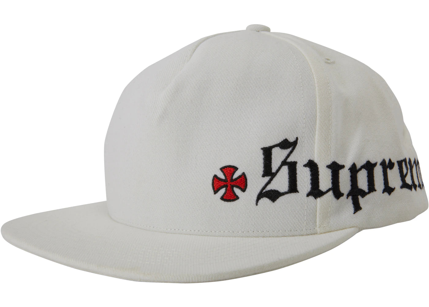 Supreme Independent Old English 5-Panel White