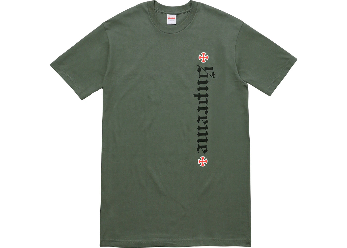 Supreme Independent Old English Tee Olive Green