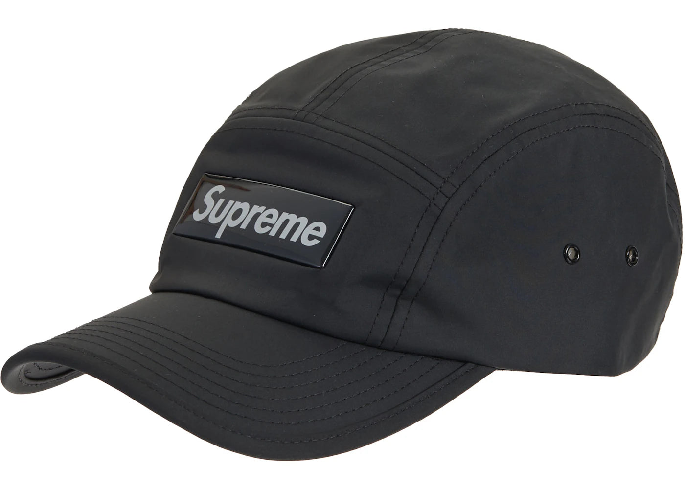 Supreme Inset Gel Camp Cap Black