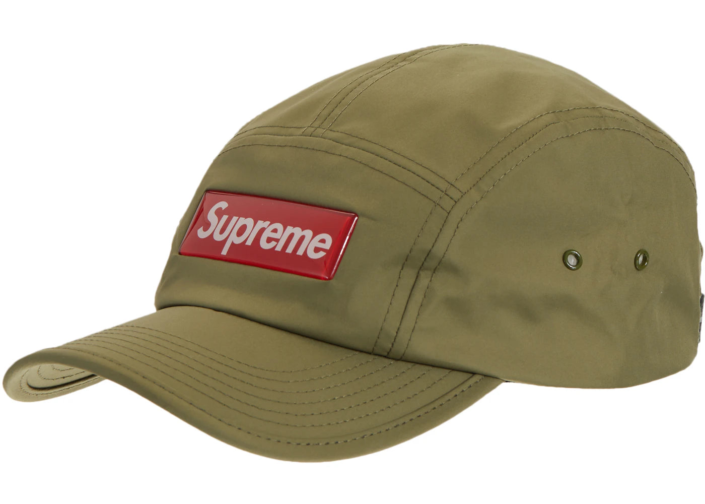 Supreme Inset Gel Camp Cap Light Olive