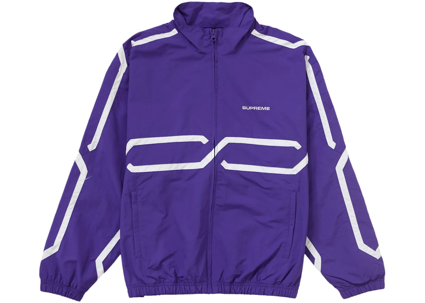 Supreme Inset Link Track Jacket Purple