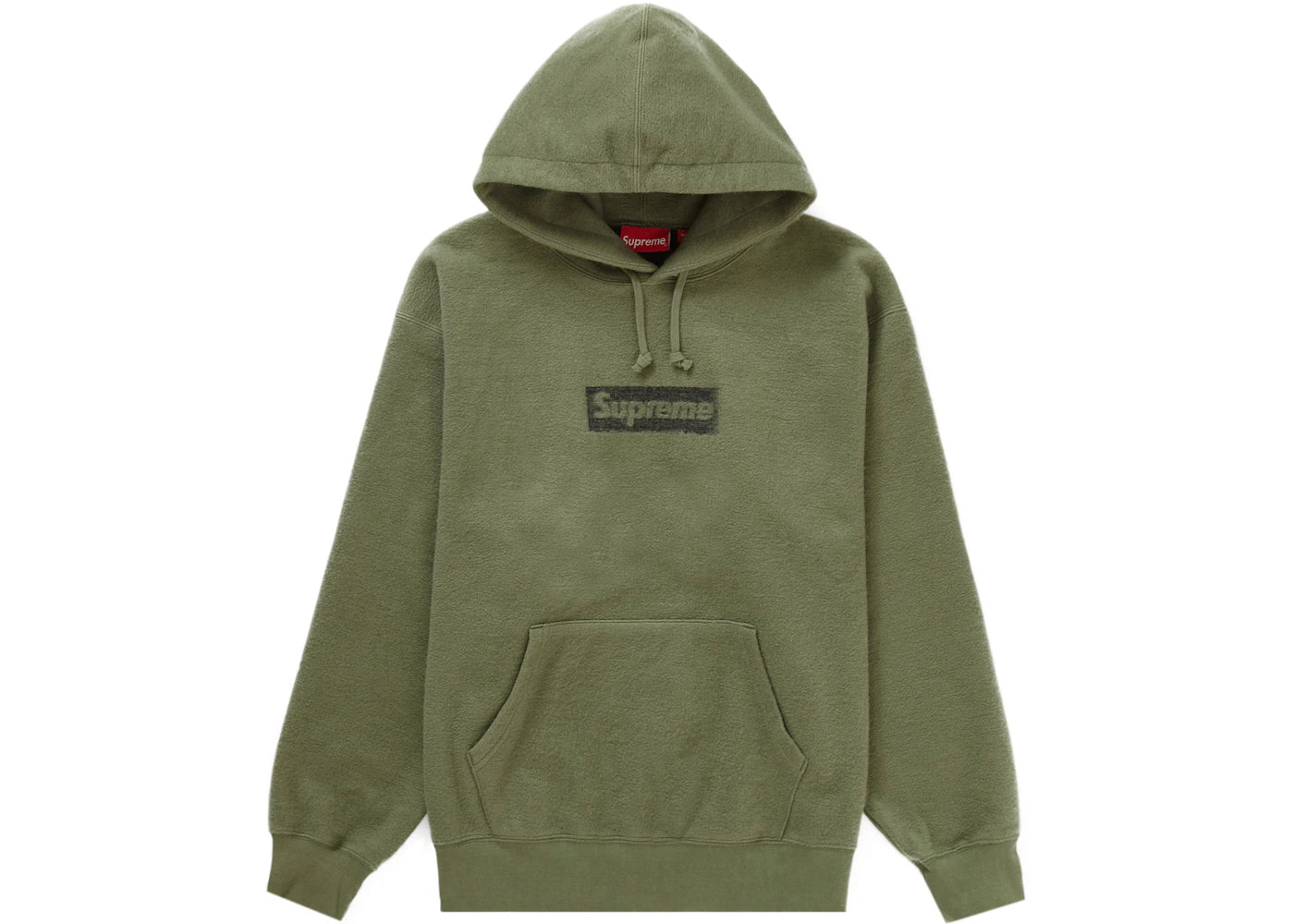 Supreme Inside Out Box Logo Hooded Sweatshirt Light Olive