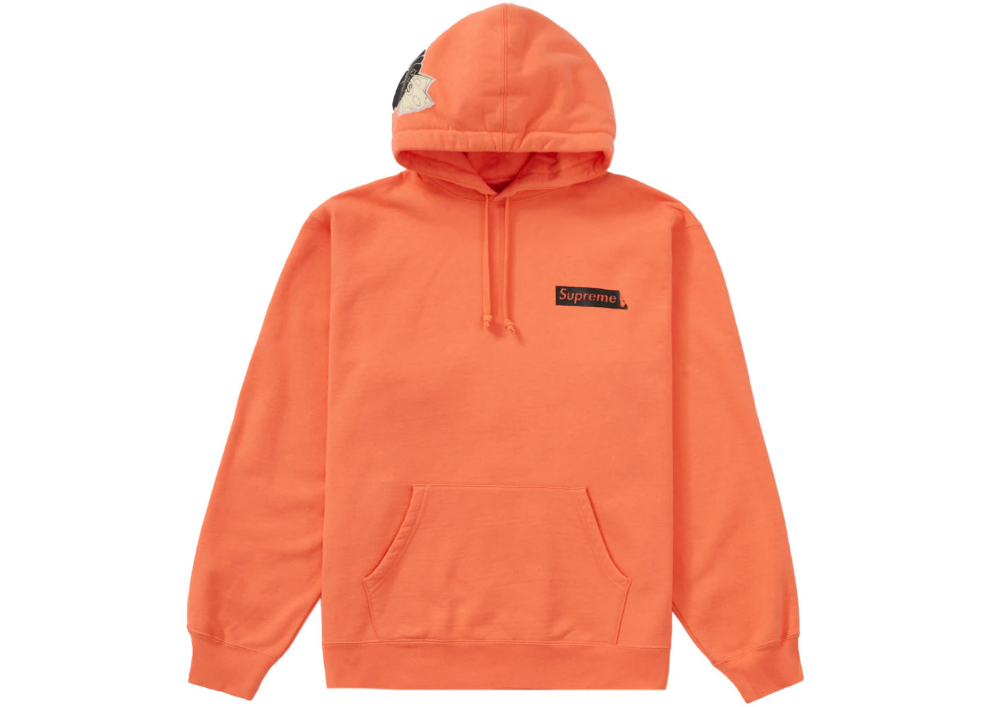 Supreme Instant High Patches Hooded Sweatshirt Apricot