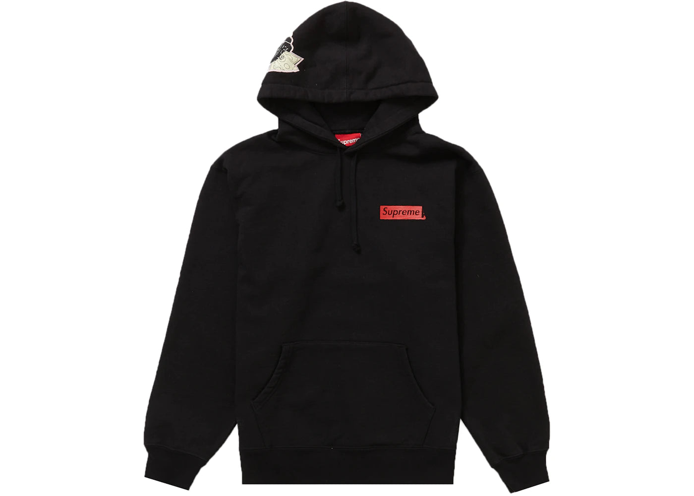 Supreme Instant High Patches Hooded Sweatshirt Black