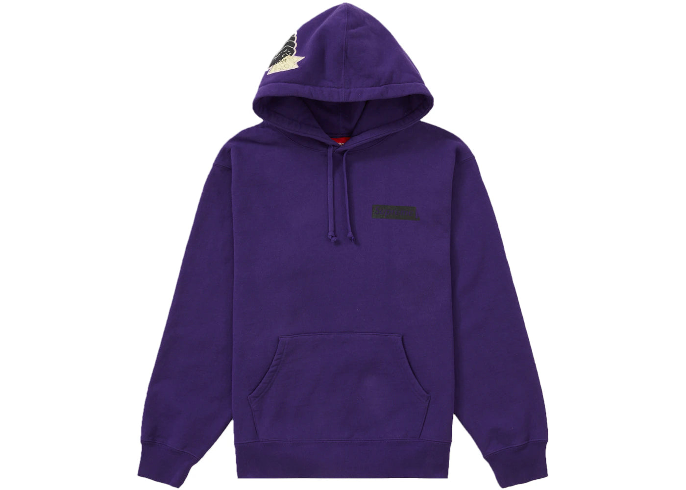 Supreme Instant High Patches Hooded Sweatshirt Purple