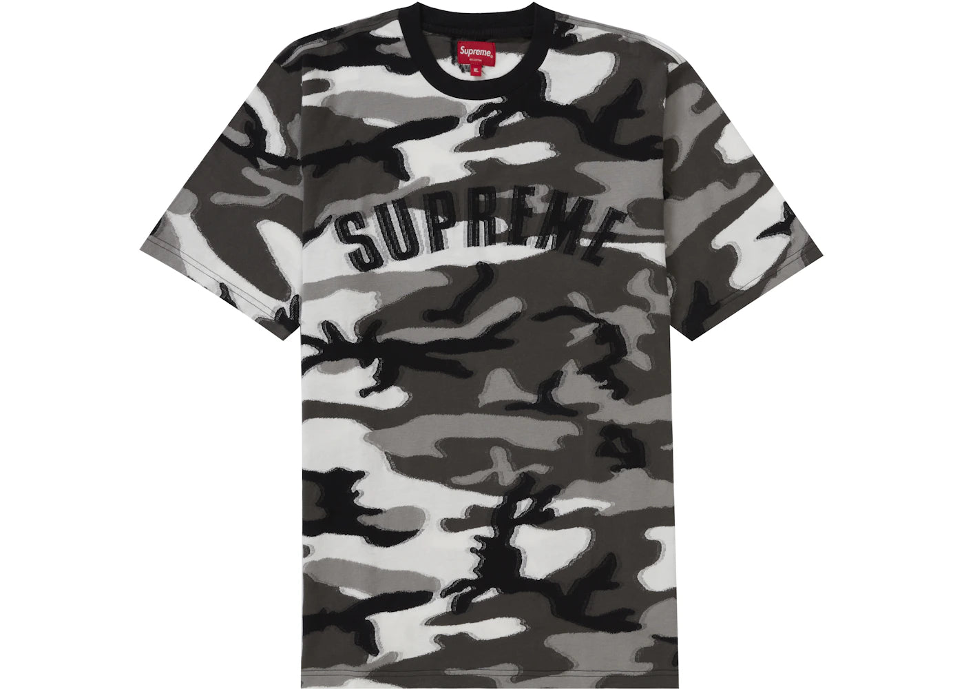 Supreme Intarsia Camo S/S Top Snow Camo