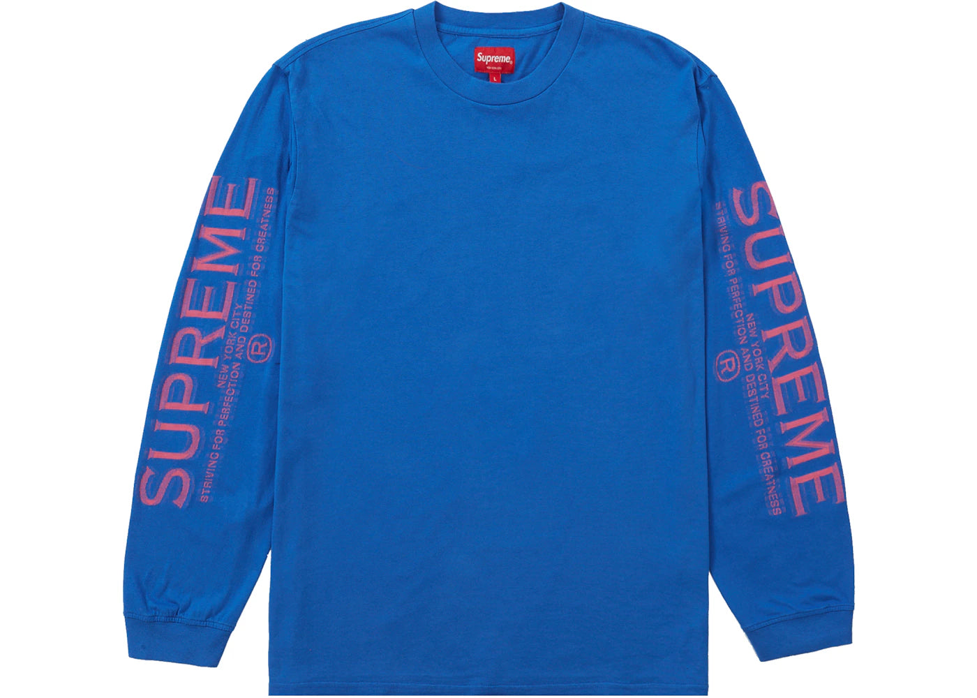 Supreme Intarsia Sleeve L/S Top Blue