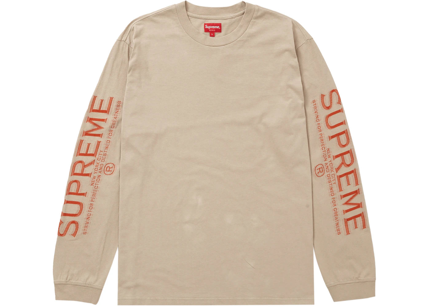 Supreme Intarsia Sleeve L/S Top Stone