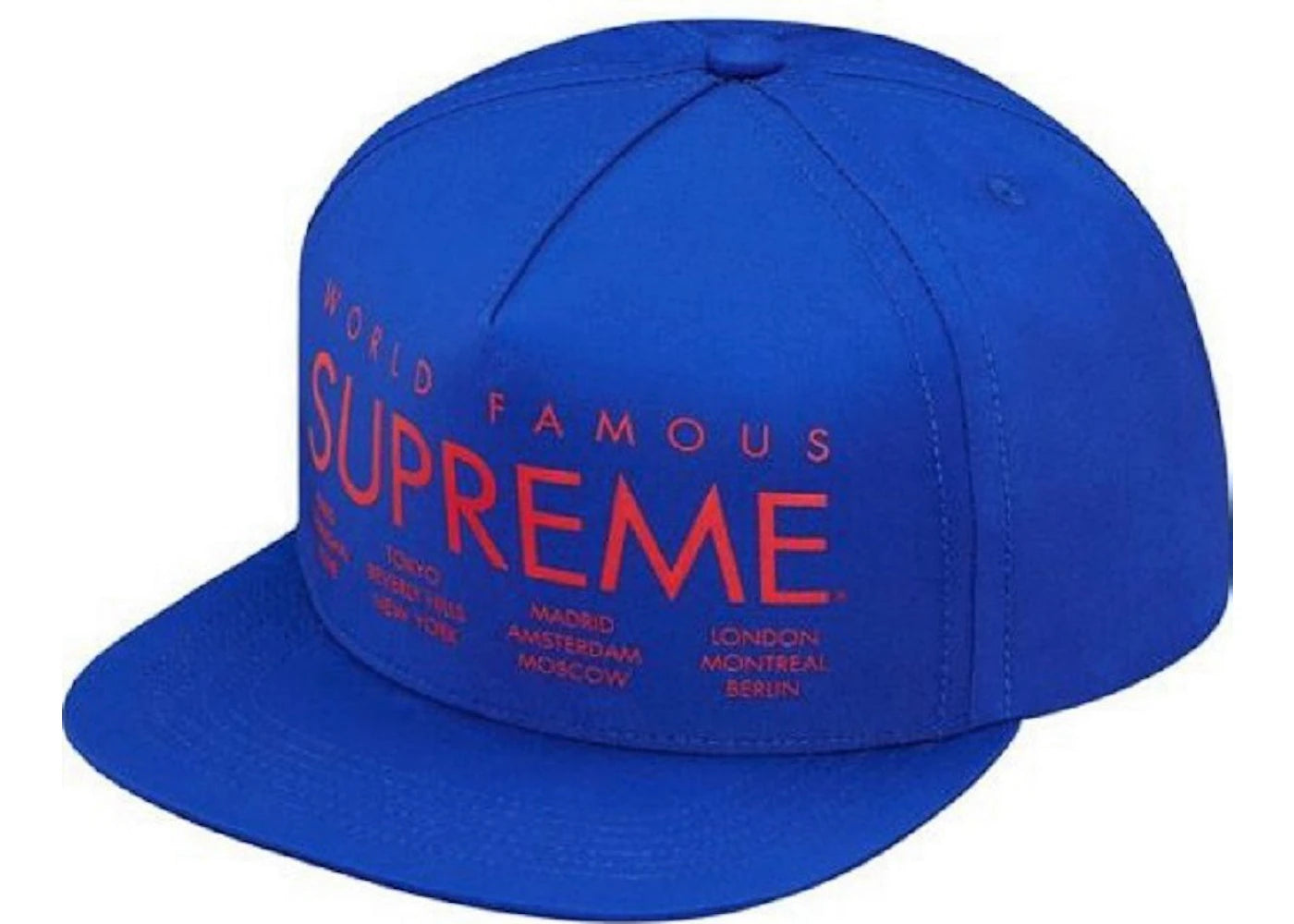 Supreme International 5 Panel Hat Royal