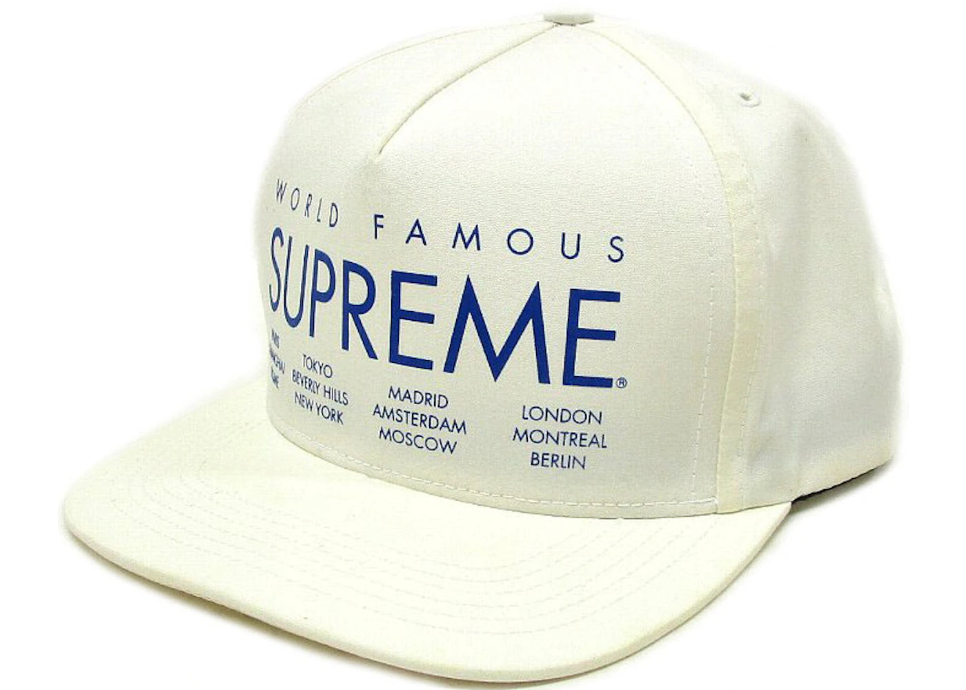 Supreme International 5 Panel Hat White