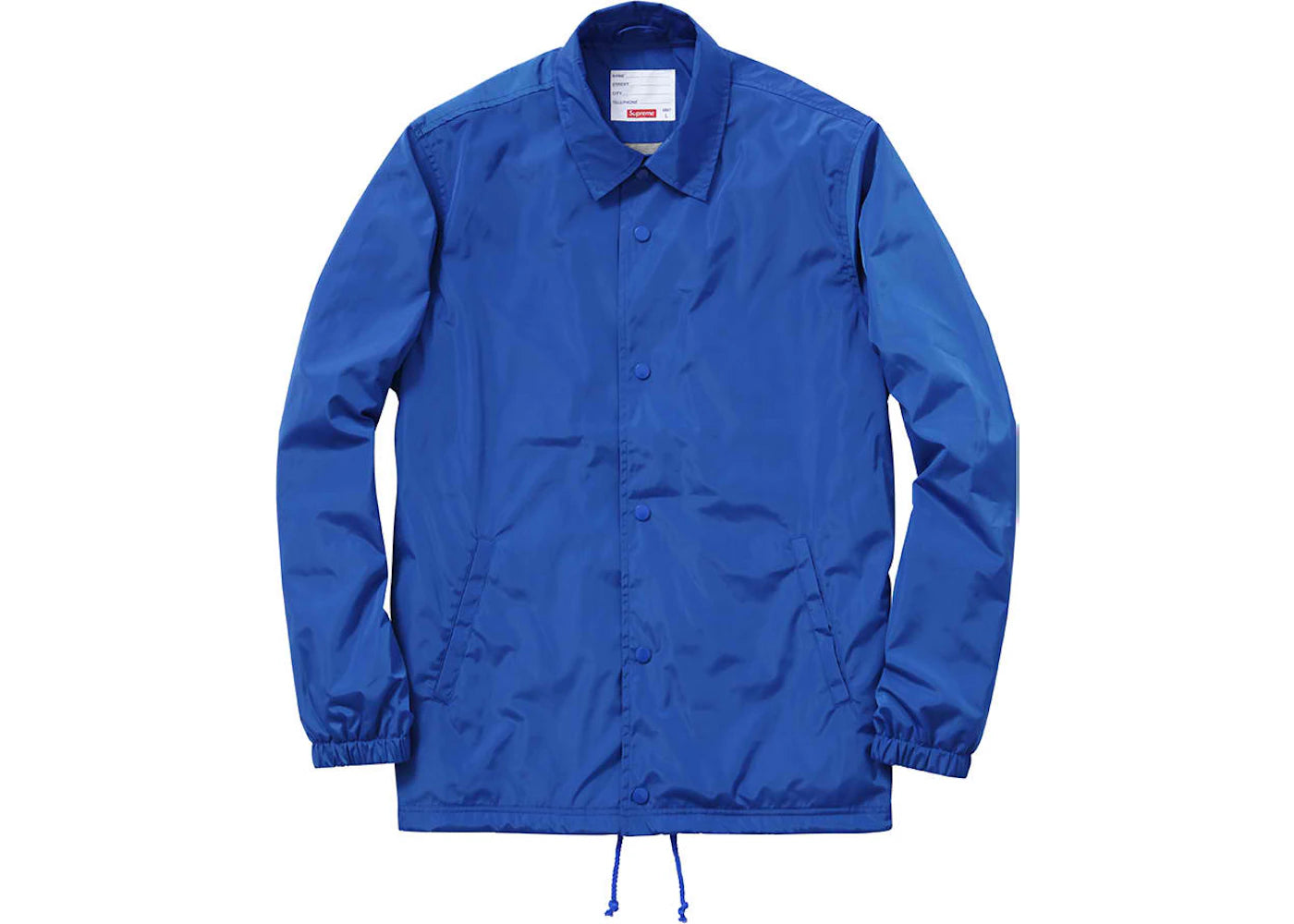 Supreme International Coaches Jacket Royal