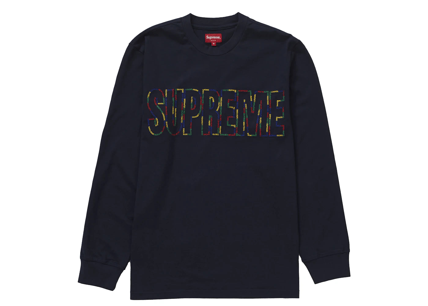 Supreme International L/S Tee Navy