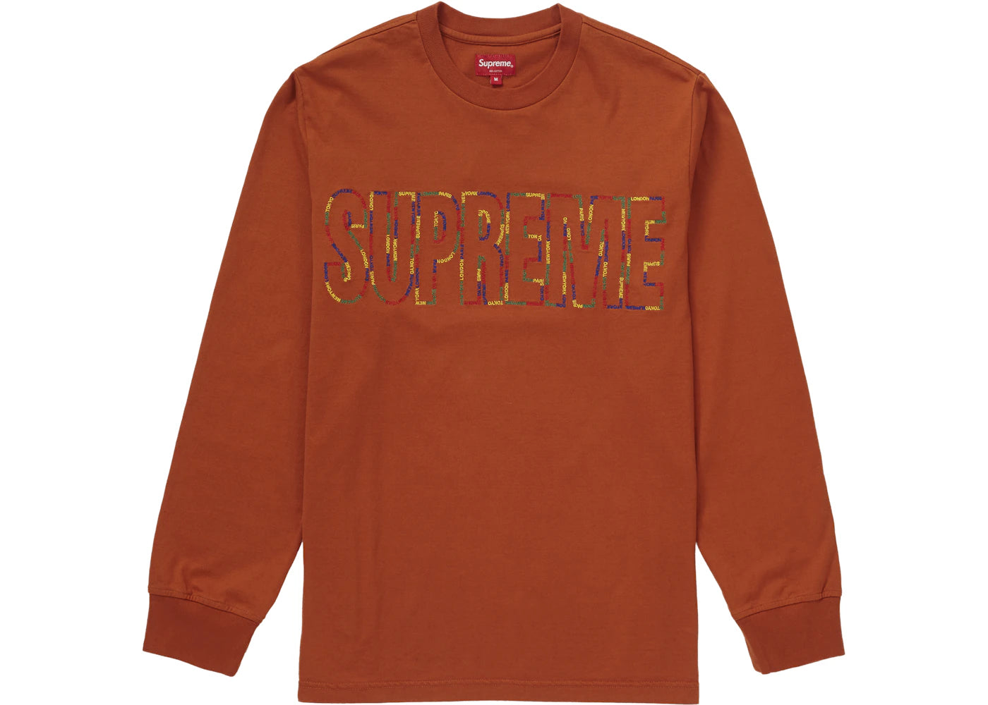 Supreme International L/S Tee Rust
