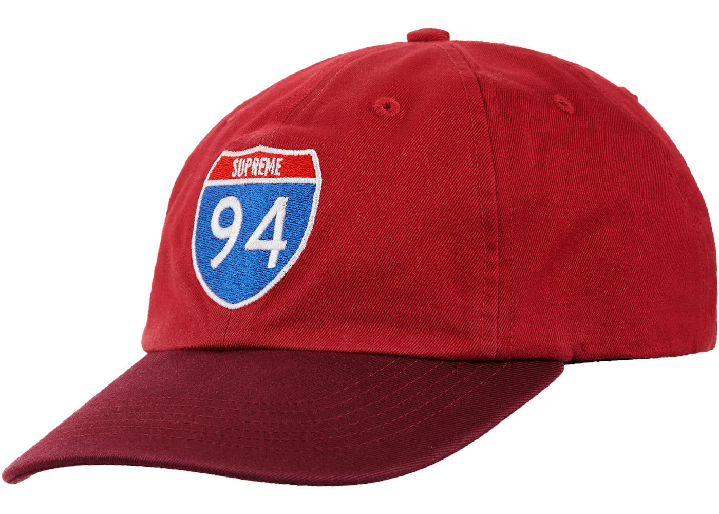 Supreme Interstate 6-Panel Red