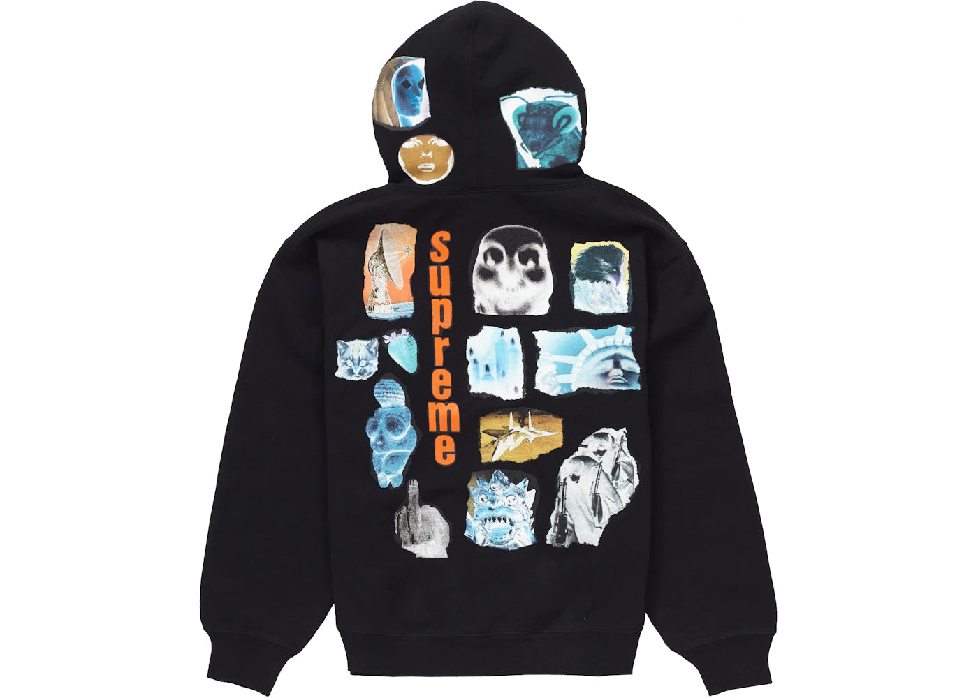 Supreme Invert Hooded Sweatshirt Black