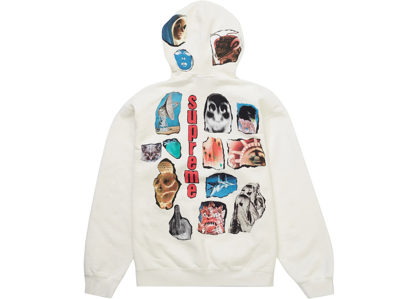 Supreme Invert Hooded Sweatshirt White