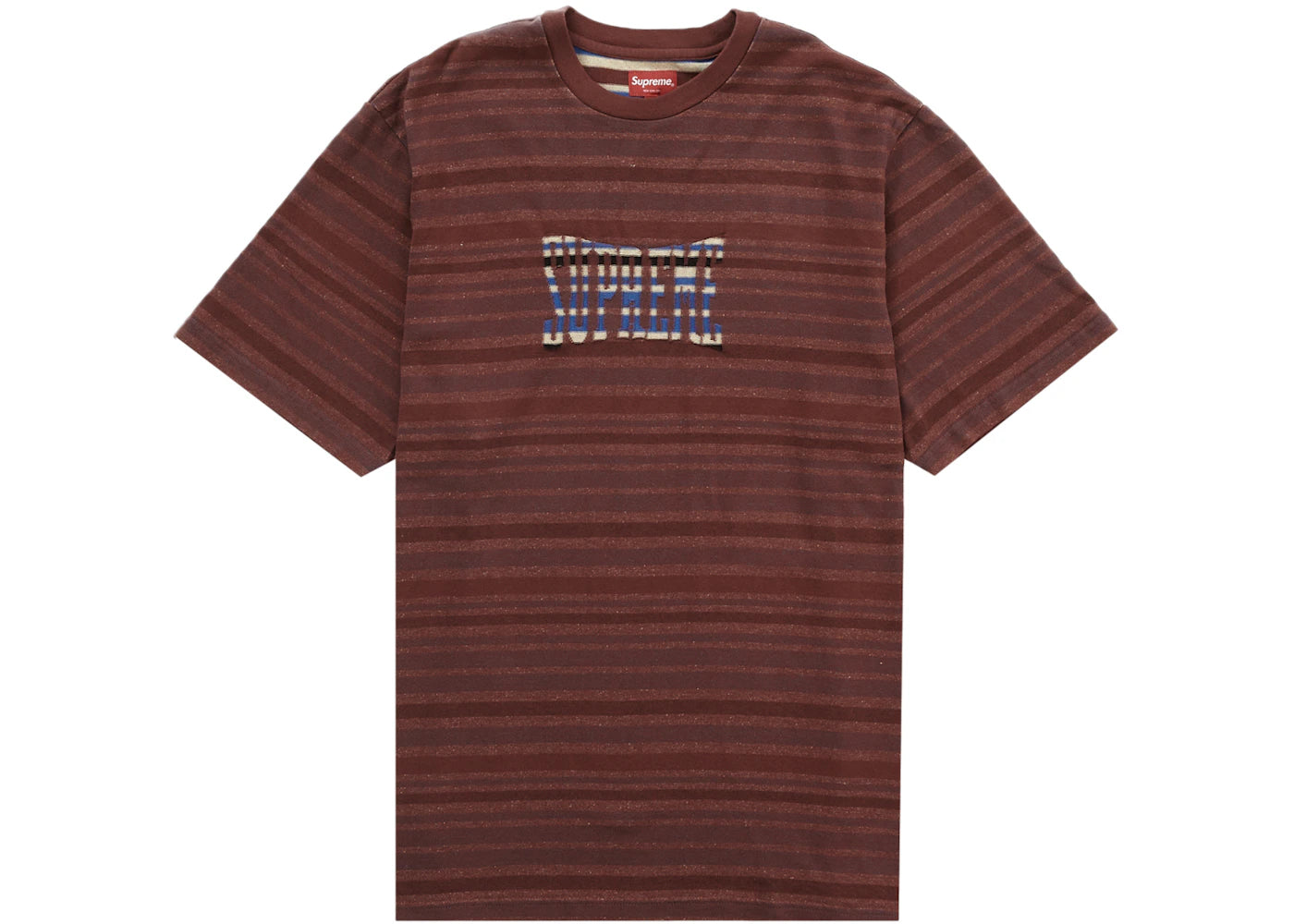 Supreme Inverted Stripe S/S Top Brown