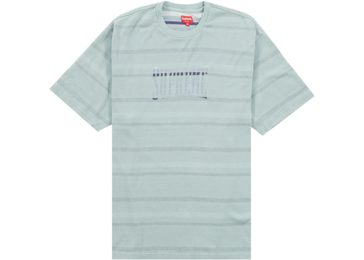Supreme Inverted Stripe S/S Top Light Blue