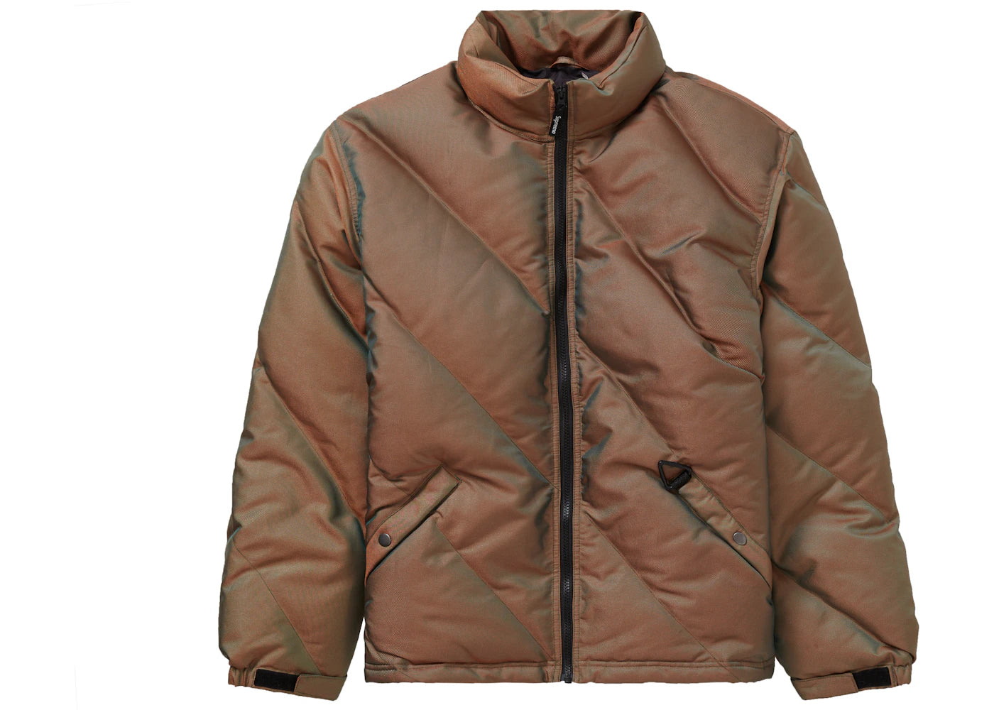 Supreme Iridescent Puffy Jacket Green