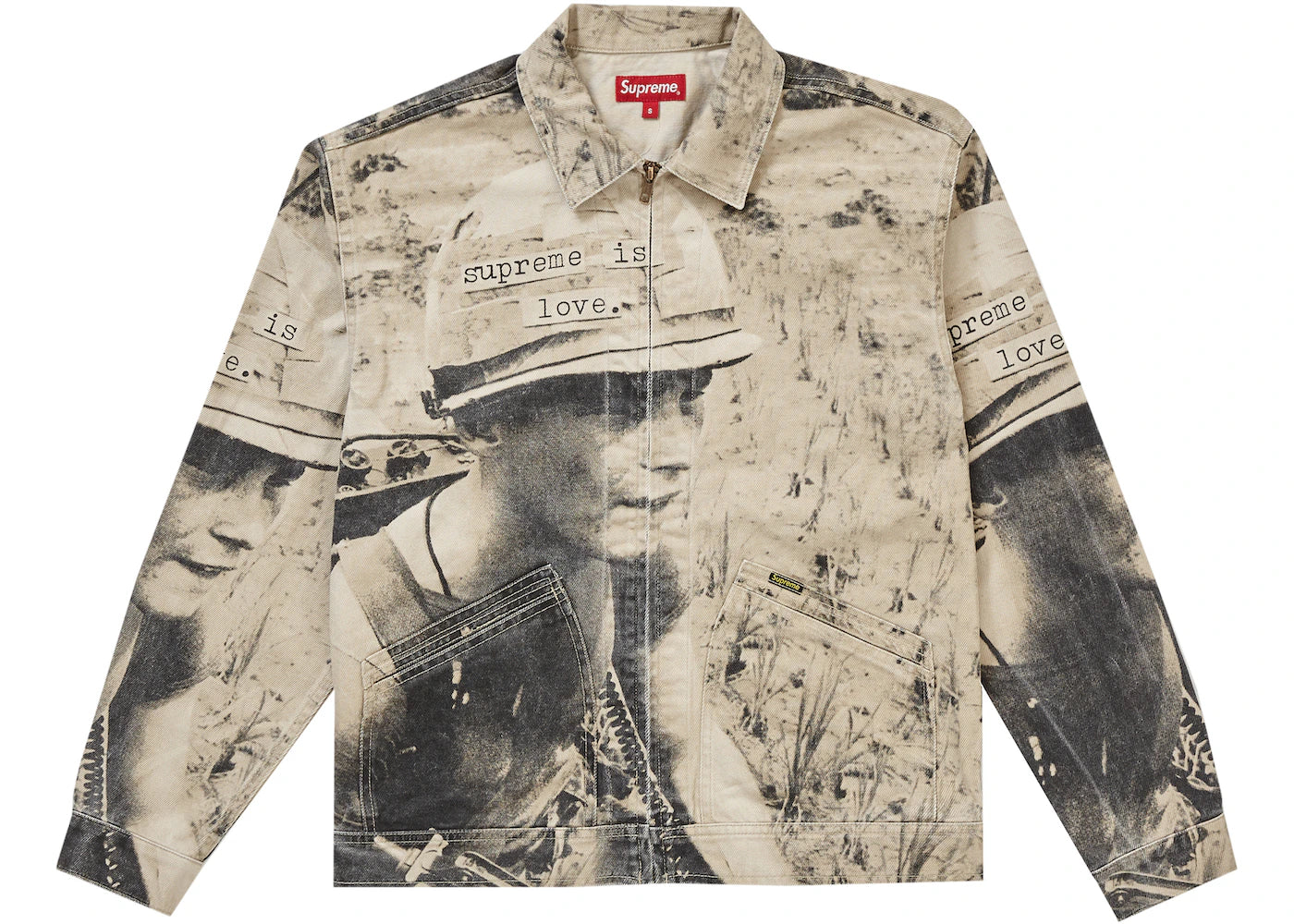 Supreme Is Love Denim Work Jacket Stone