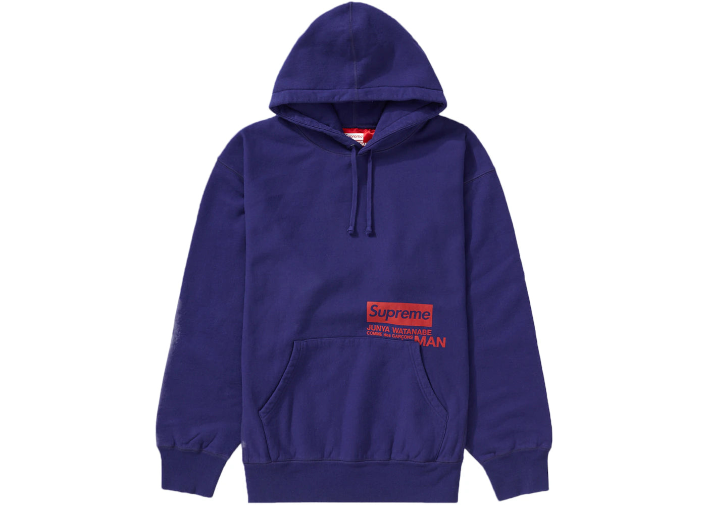 Supreme JUNYA WATANABE CDG MAN Hooded Sweatshirt Royal