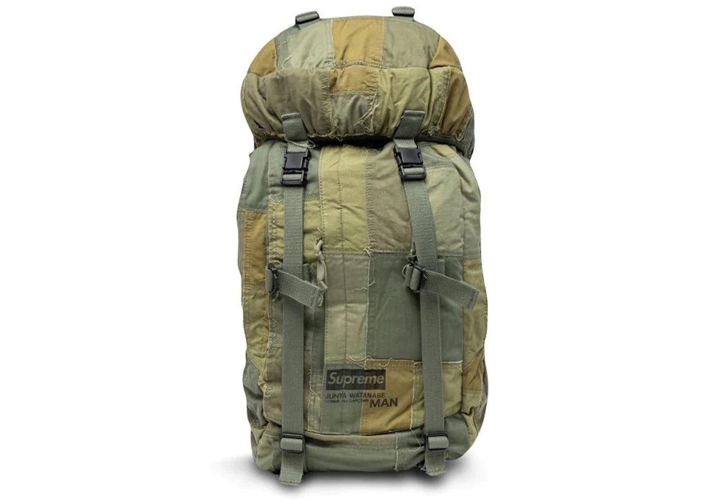 Supreme JUNYA WATANABE CDG MAN Patchwork Backpack Olive