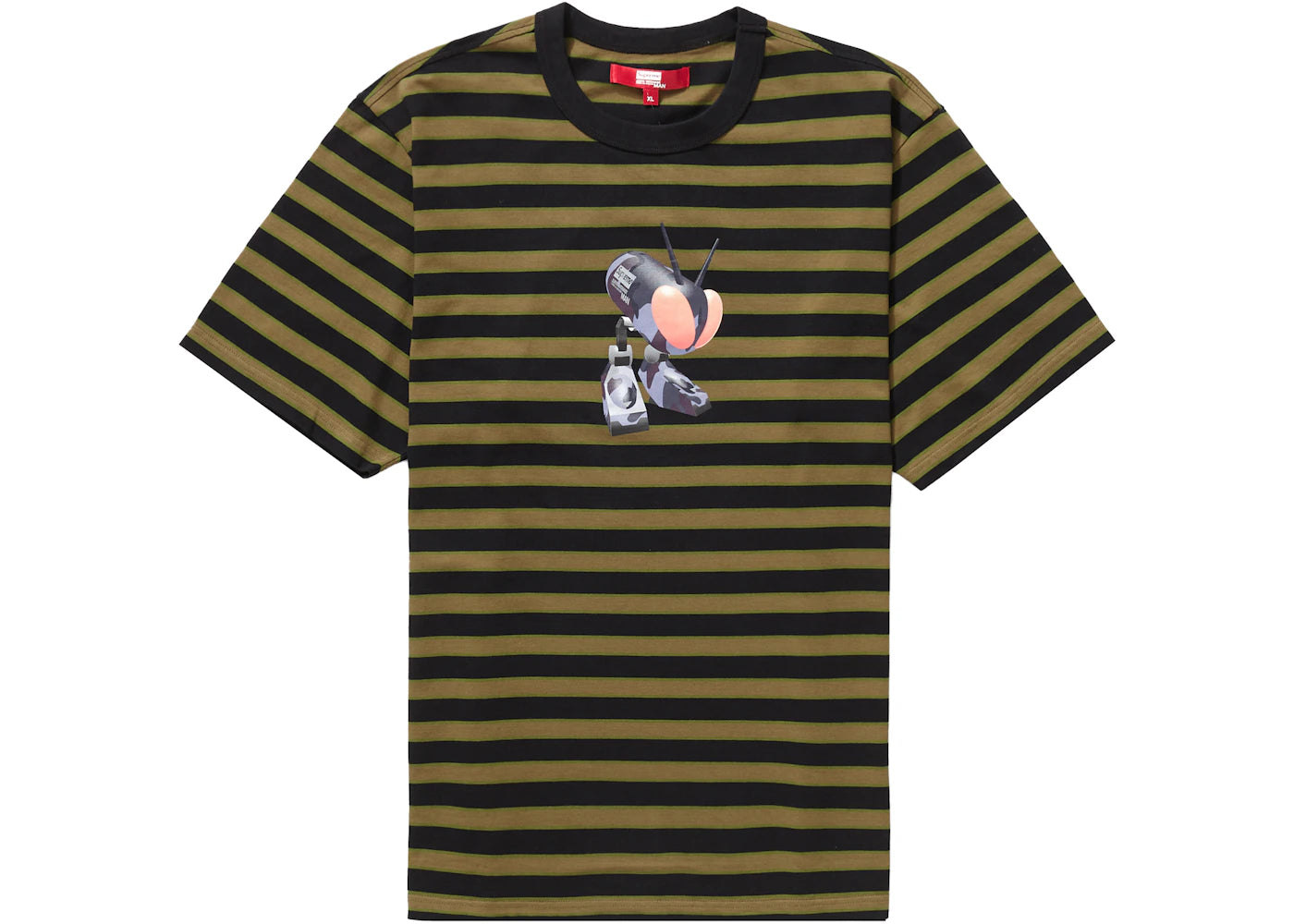 Supreme JUNYA WATANABE CDG MAN Stripe S/S Top Black