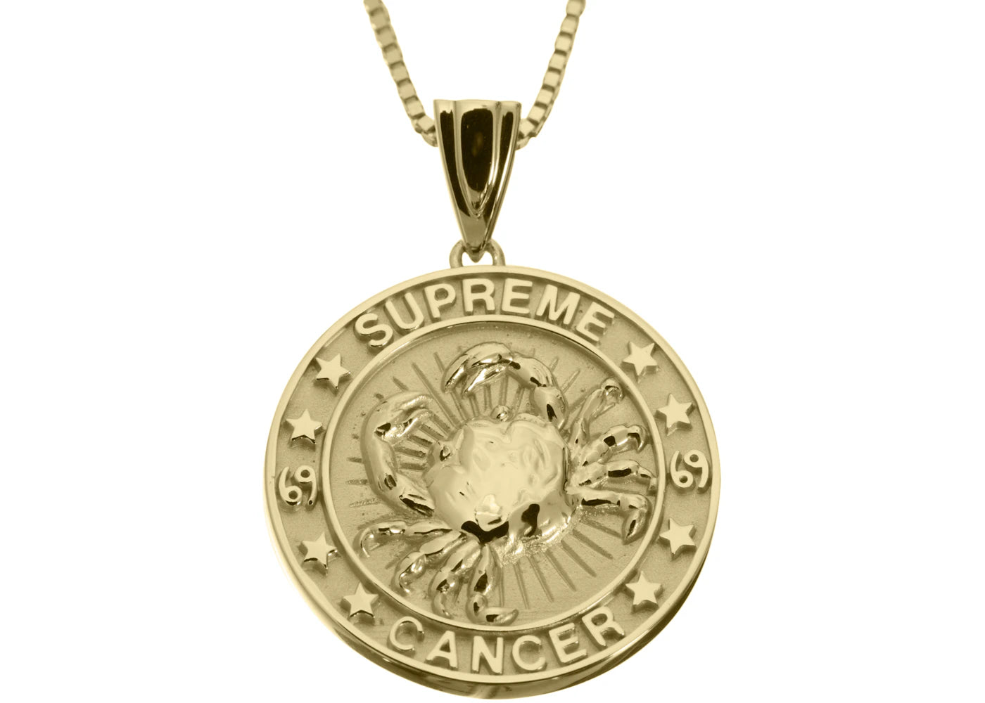 Supreme Jacob&Co Cancer Zodiac Pendant 14K Gold