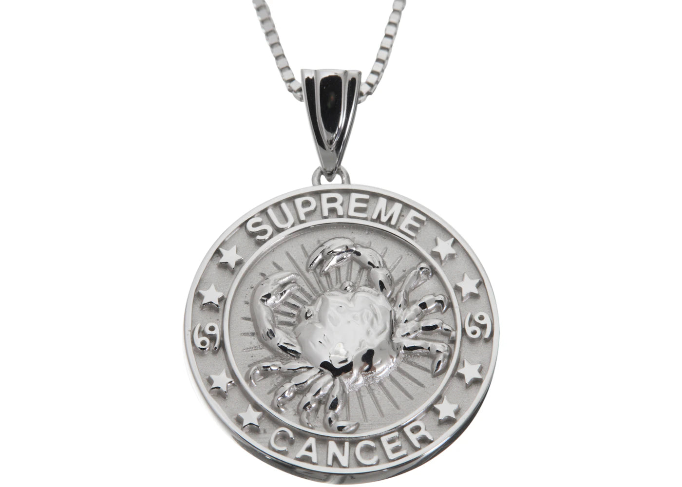 Supreme Jacob&Co Cancer Zodiac Pendant Sterling Silver