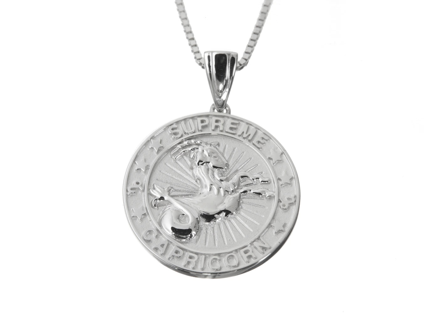 Supreme Jacob&Co Capricorn Zodiac Pendant Sterling Silver