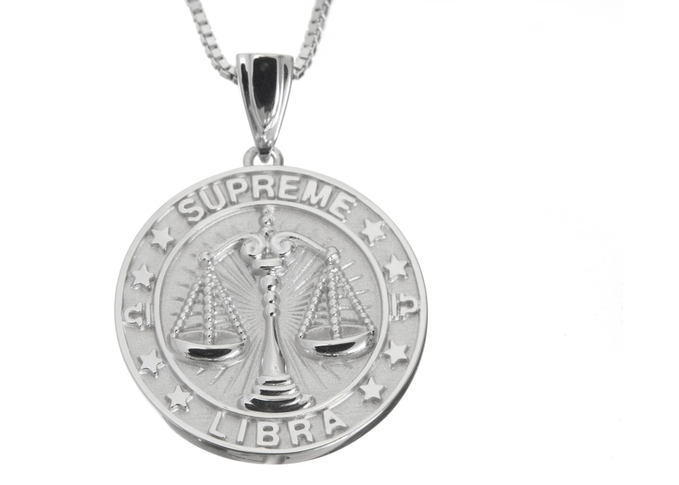 Supreme Jacob&Co Libra Zodiac Pendant Sterling Silver