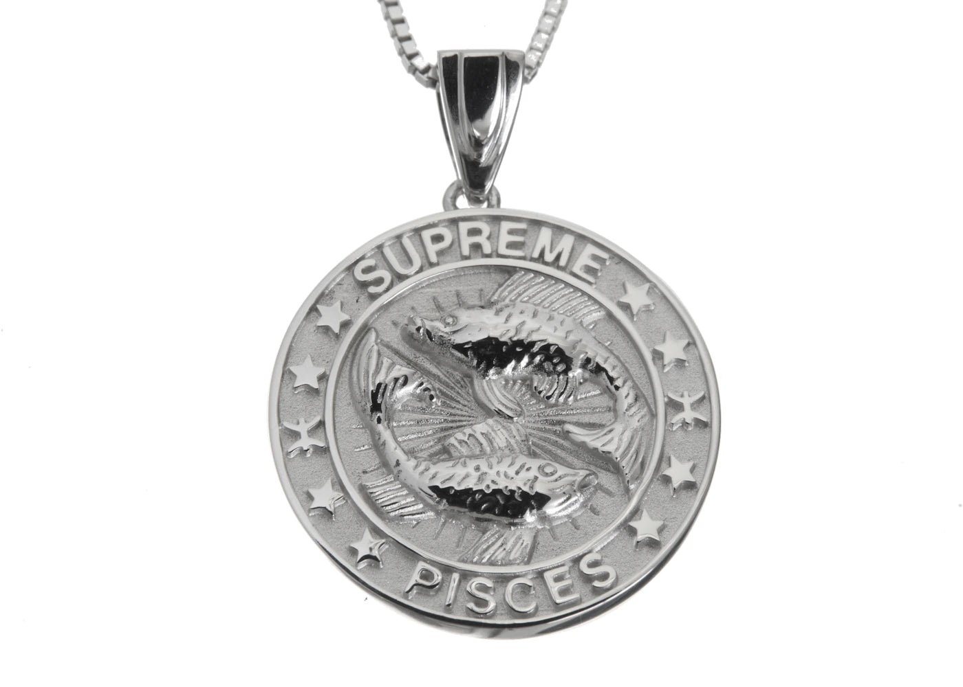 Supreme Jacob&Co Pisces Zodiac Pendant Sterling Silver