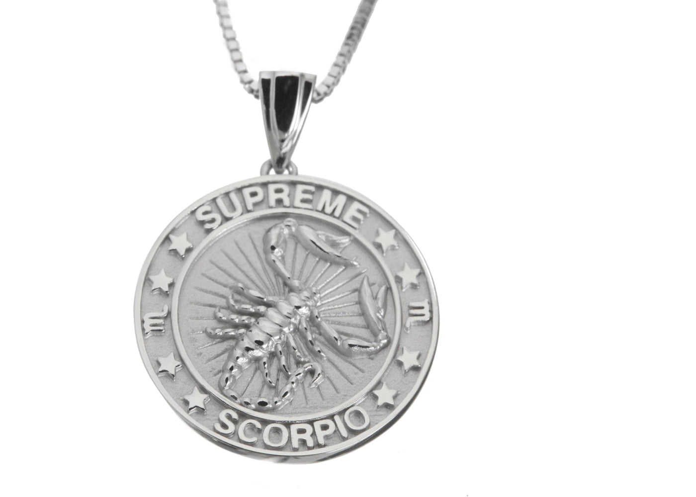 Supreme Jacob&Co Scorpio Zodiac Pendant Sterling Silver