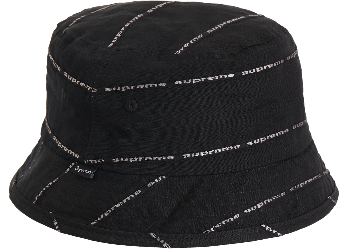 Supreme Jacquard Linen Crusher Black