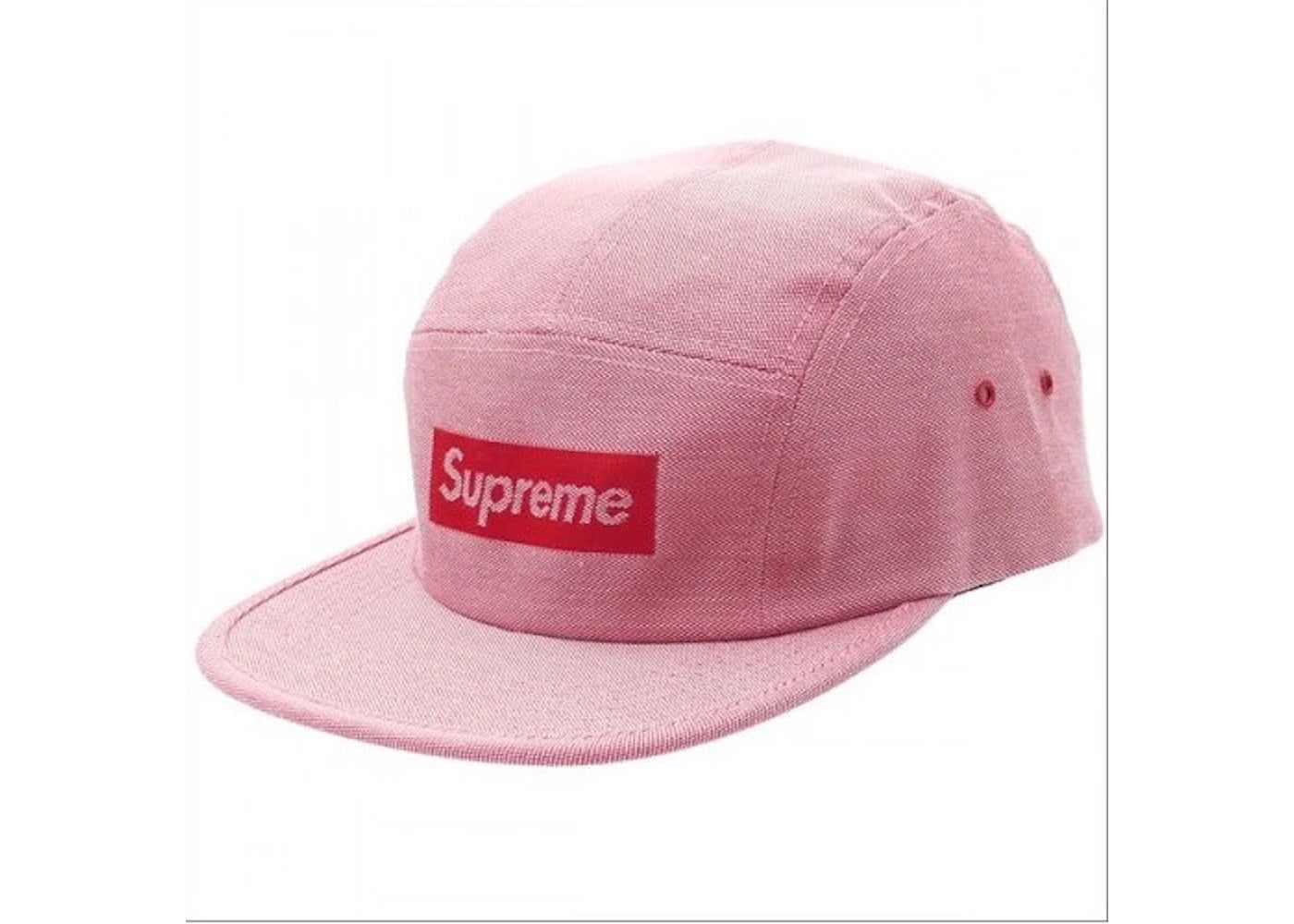 Supreme Jacquard Logo Camp Cap Red