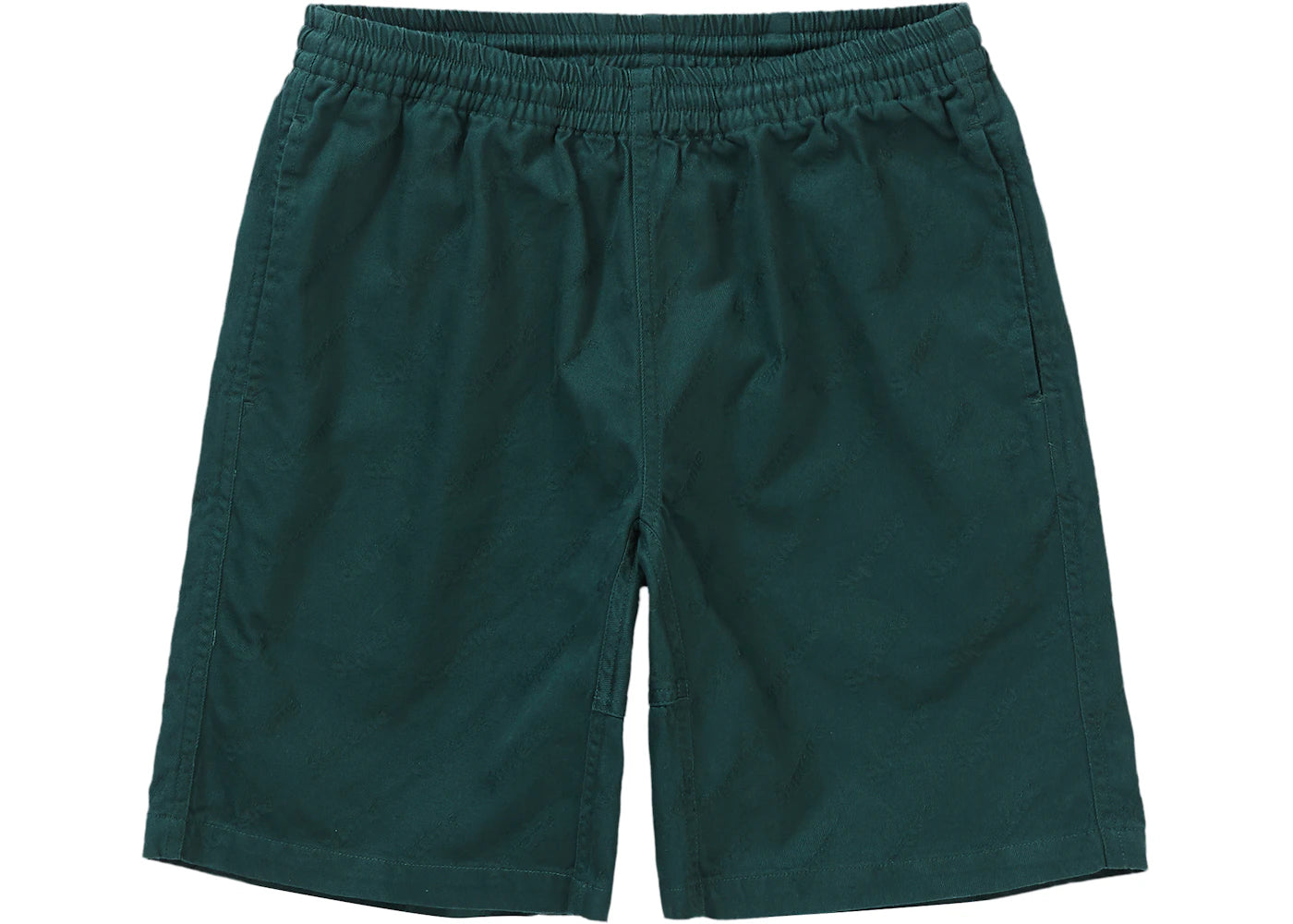 Supreme Jacquard Logo Twill Short Forest Green