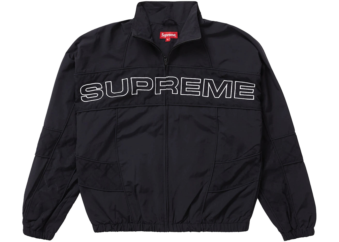 Supreme Jacquard Panel Track Jacket Black